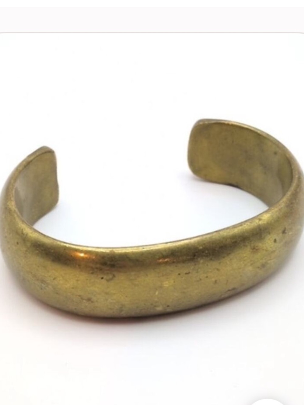 Brass Thick Bracelet